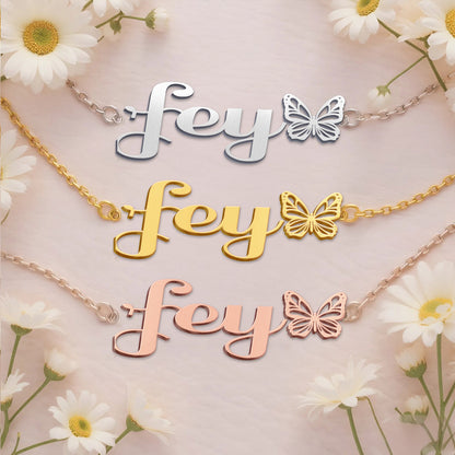 FEY  TTX22 Personalized Name Necklace – Perfect Gift