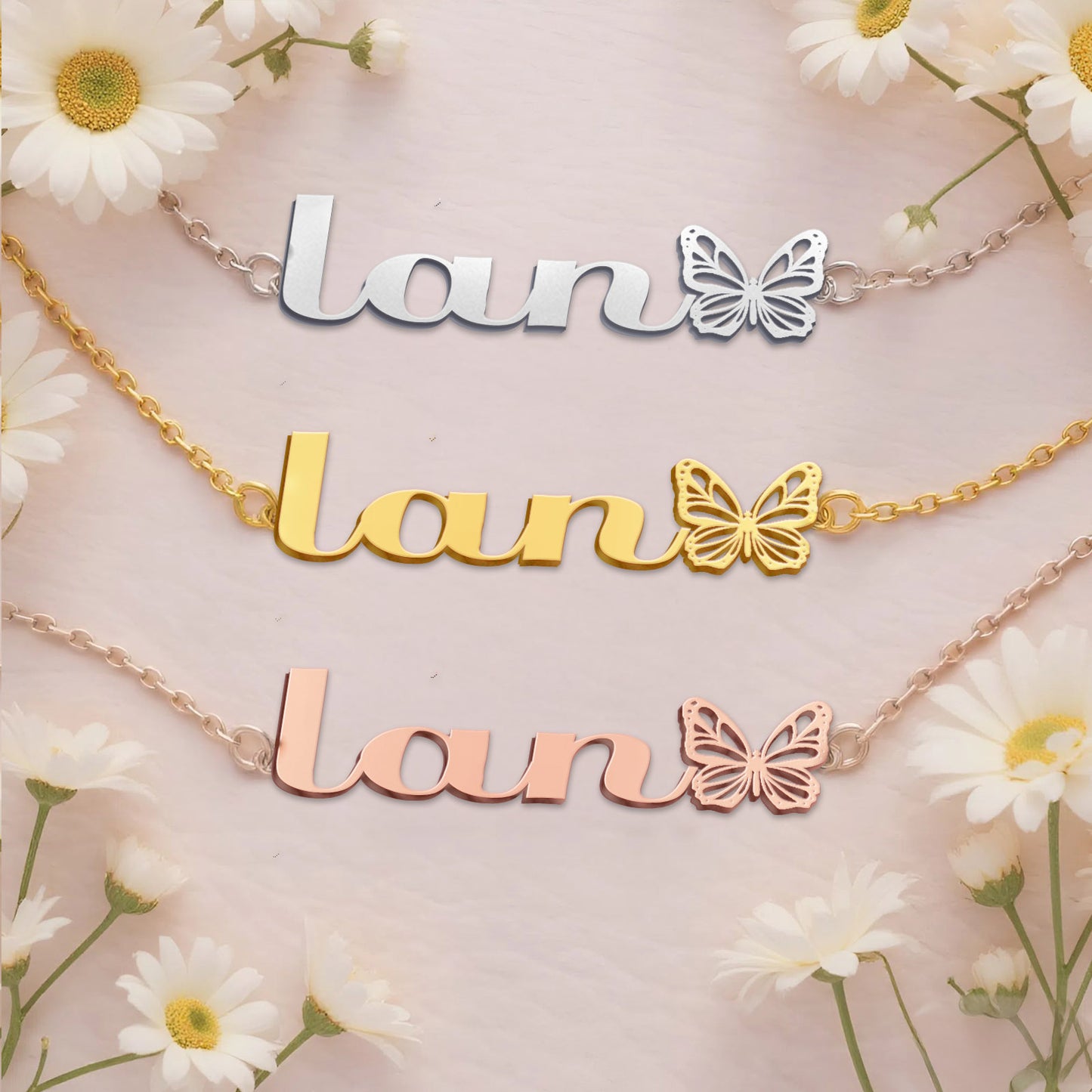 LAN  TTX22 Personalized Name Necklace – Perfect Gift