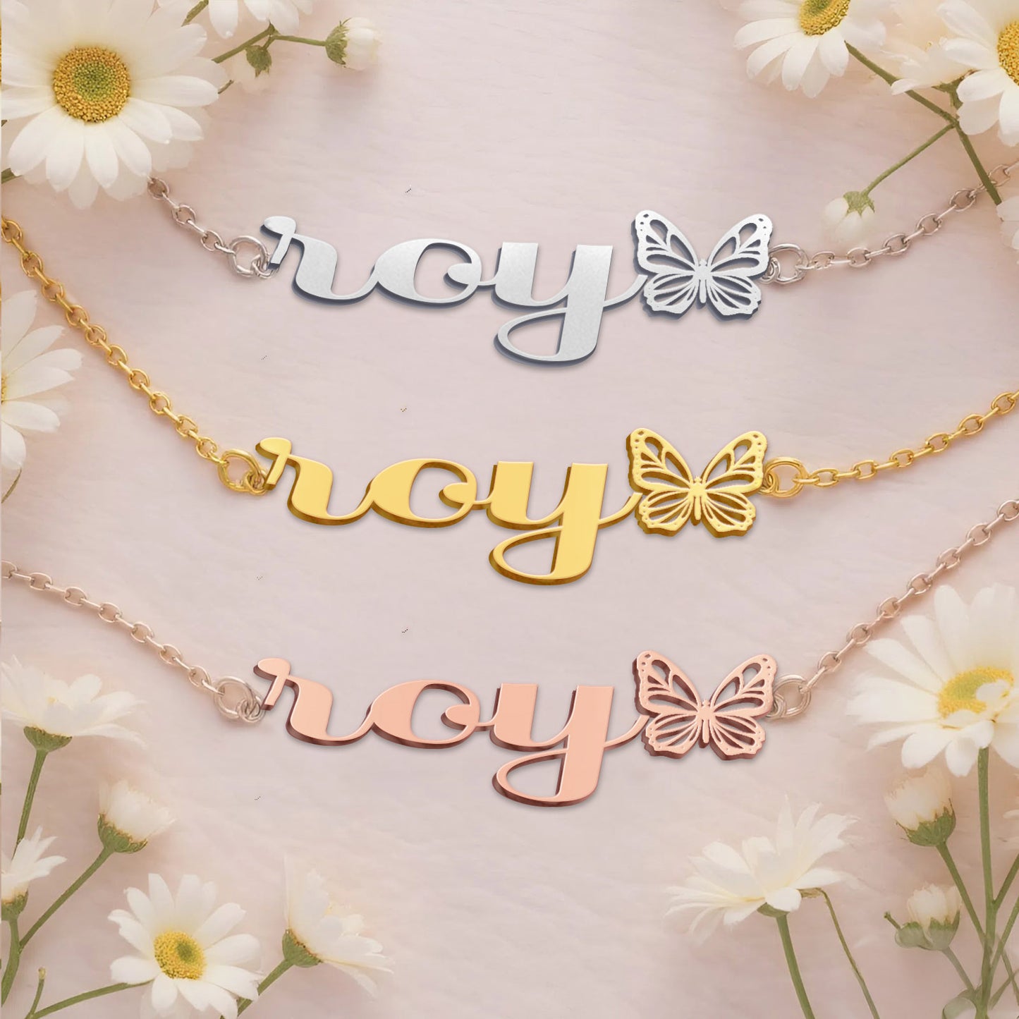 ROY  TTX22 Personalized Name Necklace – Perfect Gift