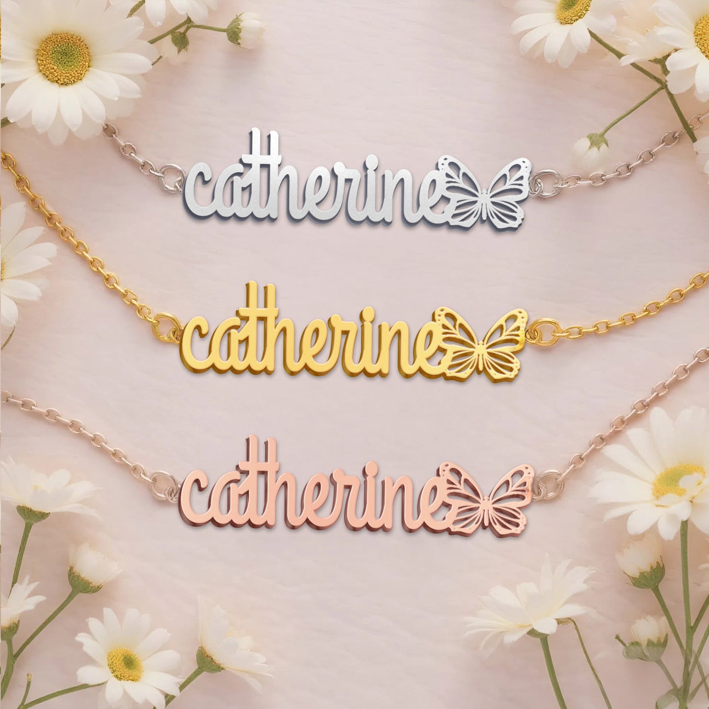 CATHERINE  TTL01 Personalized Name Necklace – Perfect Gift
