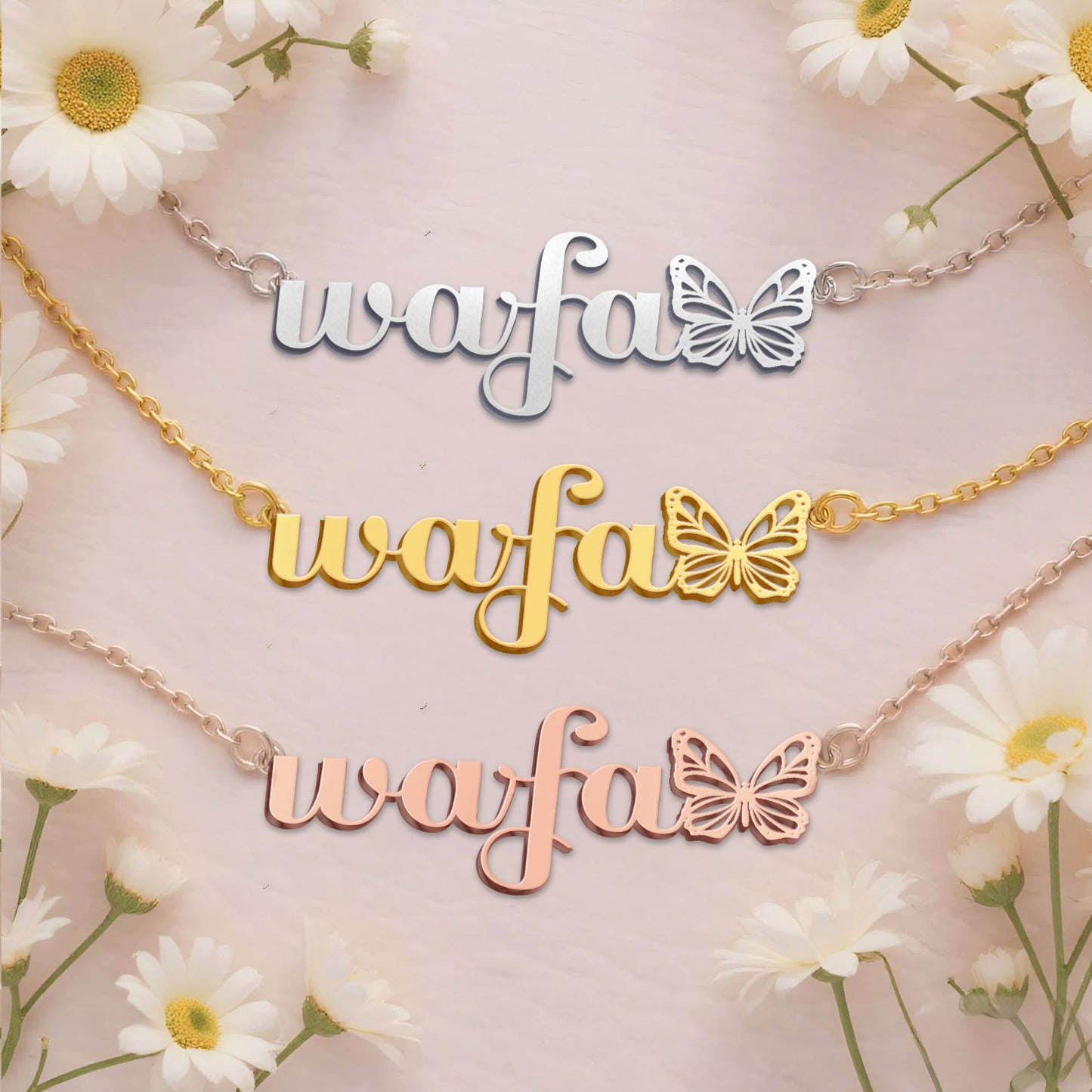 WAFA  TTX22 Personalized Name Necklace – Perfect Gift