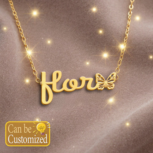 FLOR  TTL01 Personalized Name Necklace – Perfect Gift