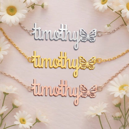 TIMOTHY  TTL01 Personalized Name Necklace – Perfect Gift