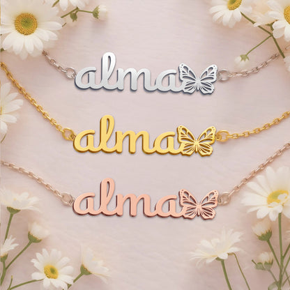 ALMA  TTL01 Personalized Name Necklace – Perfect Gift
