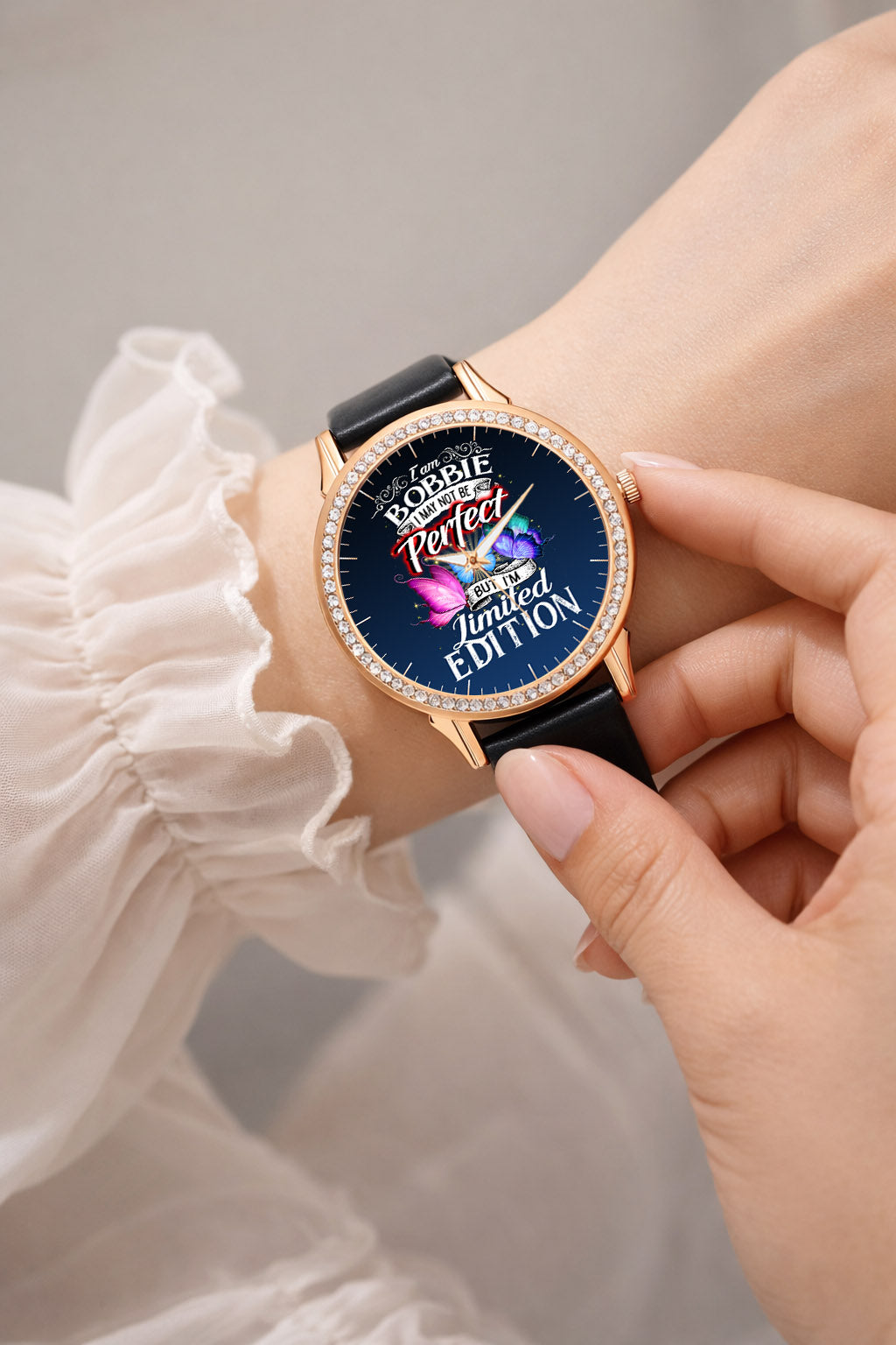 BOBBIE  WTG11 Personalized Watch, Premium Gift for Anniversary