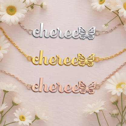 CHEREE  TTX22 Personalized Name Necklace – Perfect Gift