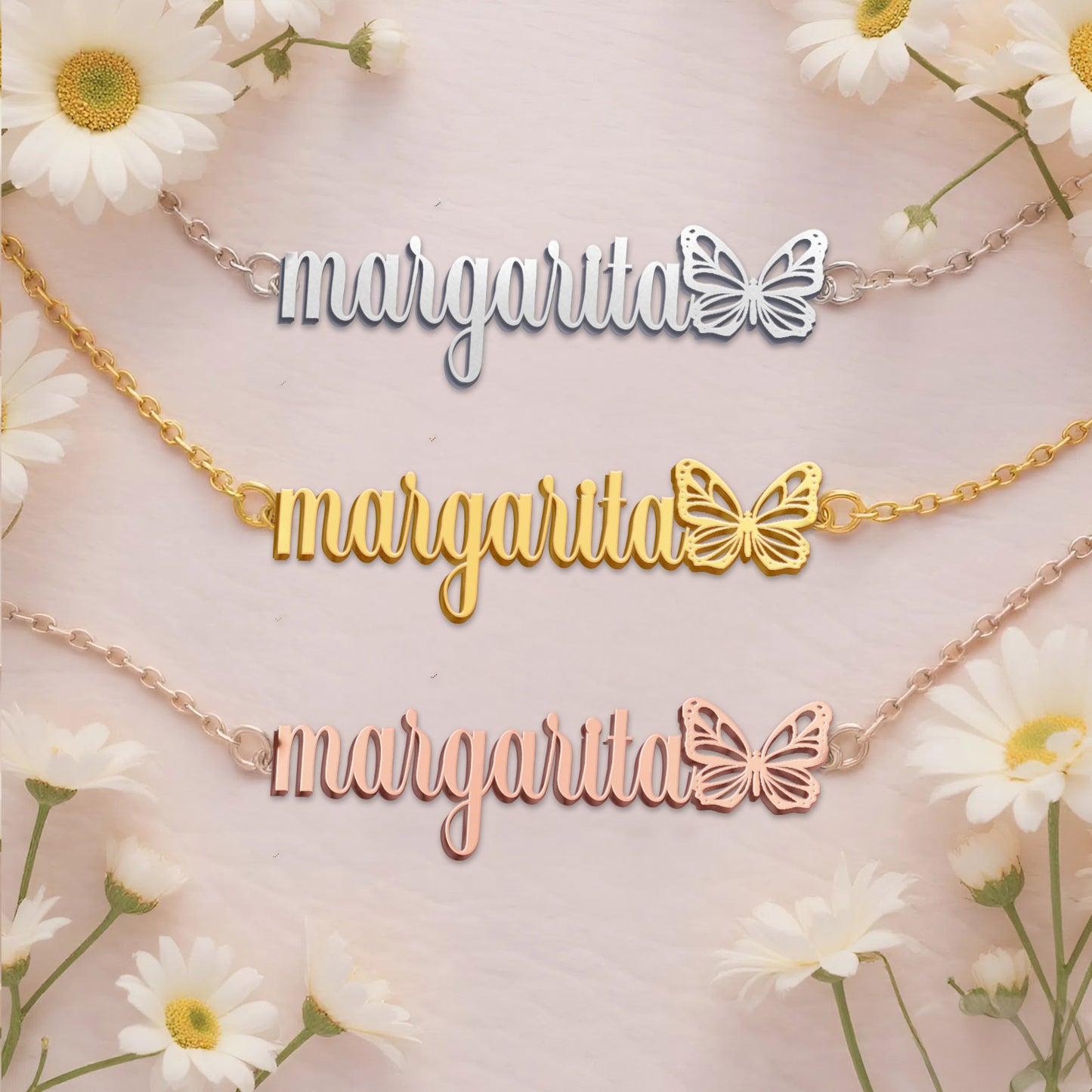 MARGARITA  TTX22 Personalized Name Necklace – Perfect Gift