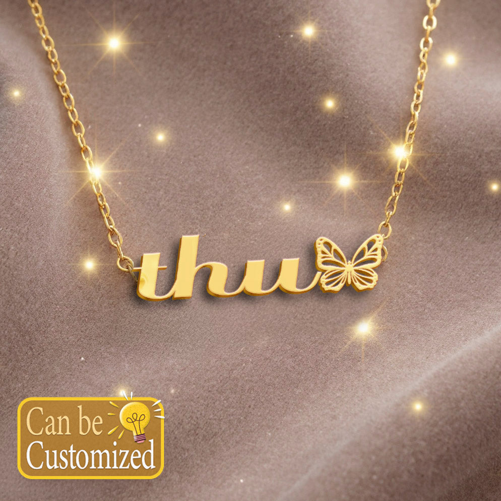 THU  TTX22 Personalized Name Necklace – Perfect Gift