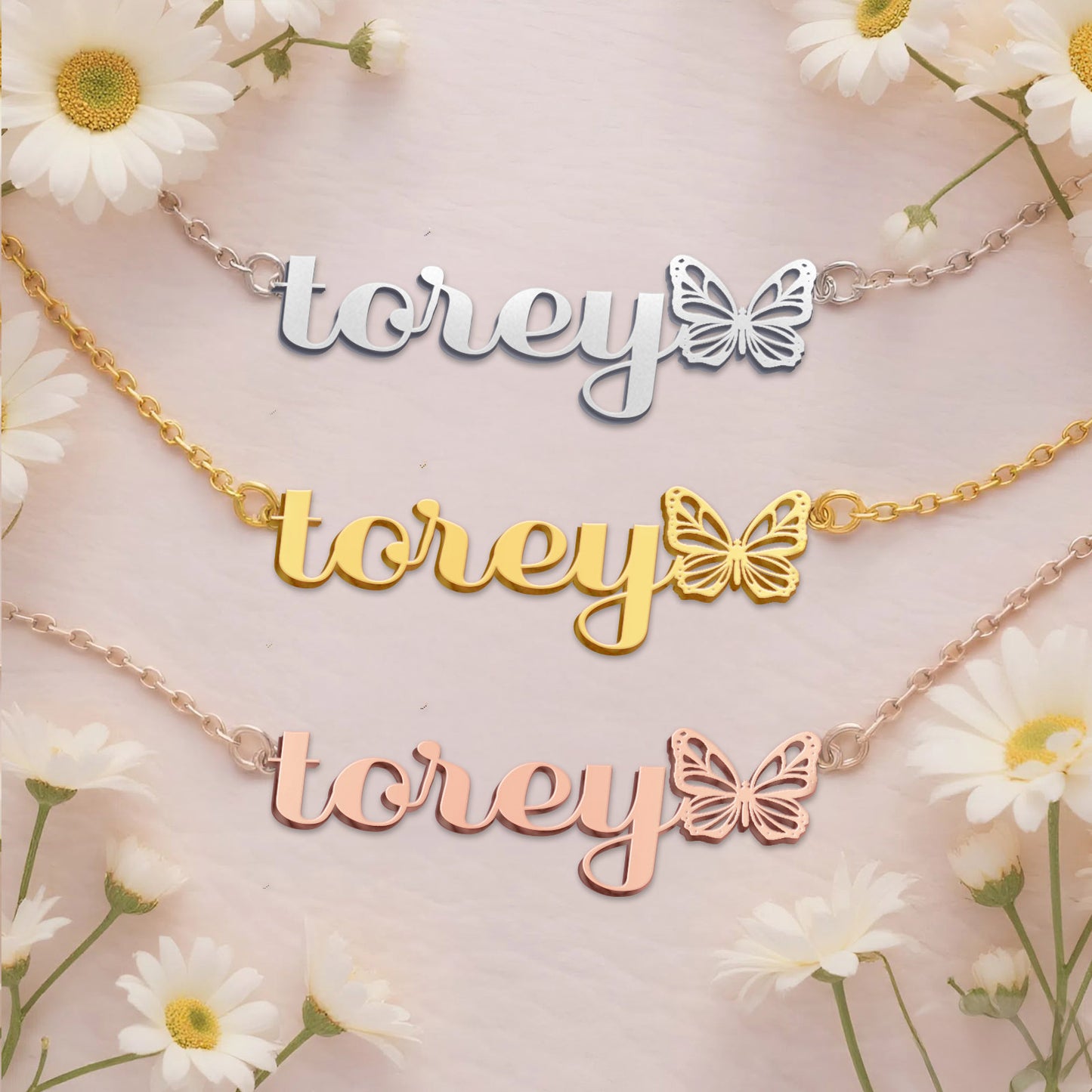 TOREY  TTX22 Personalized Name Necklace – Perfect Gift