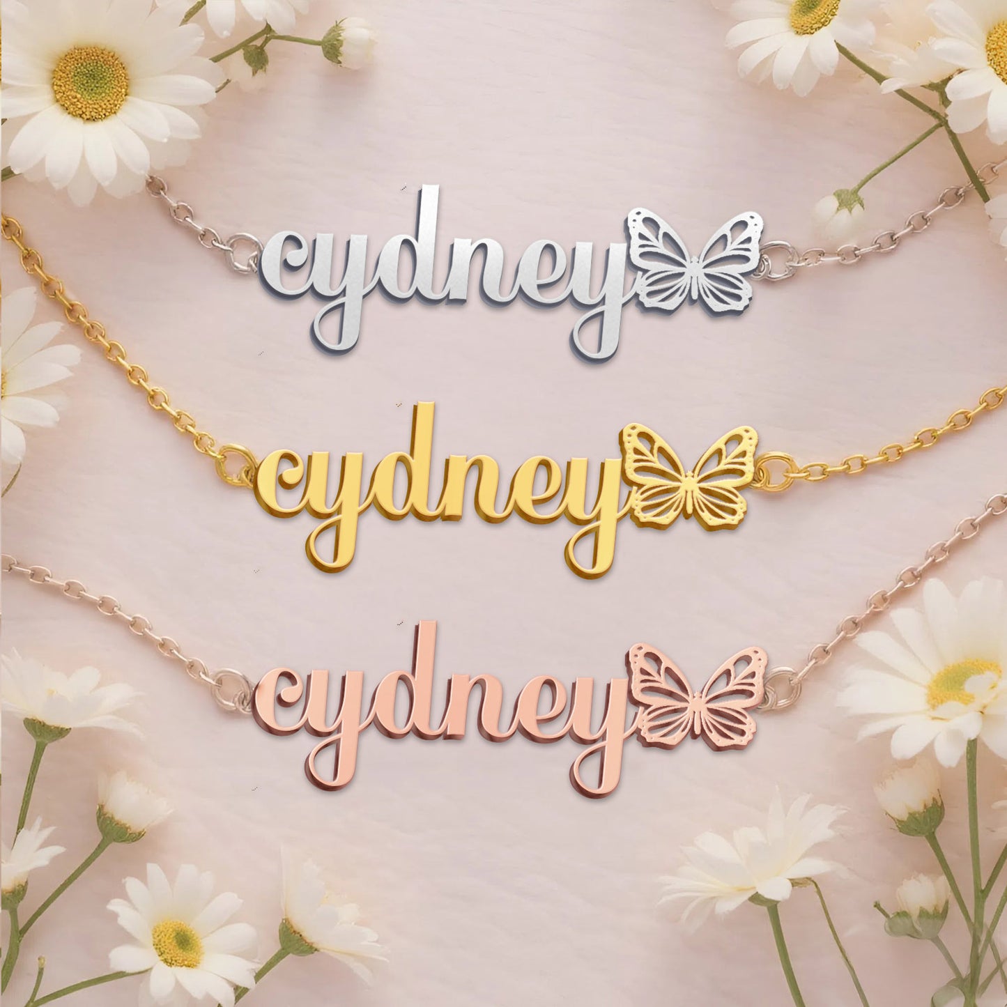 CYDNEY  TTX22 Personalized Name Necklace – Perfect Gift