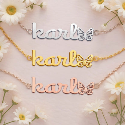 KARL  TTL01 Personalized Name Necklace – Perfect Gift