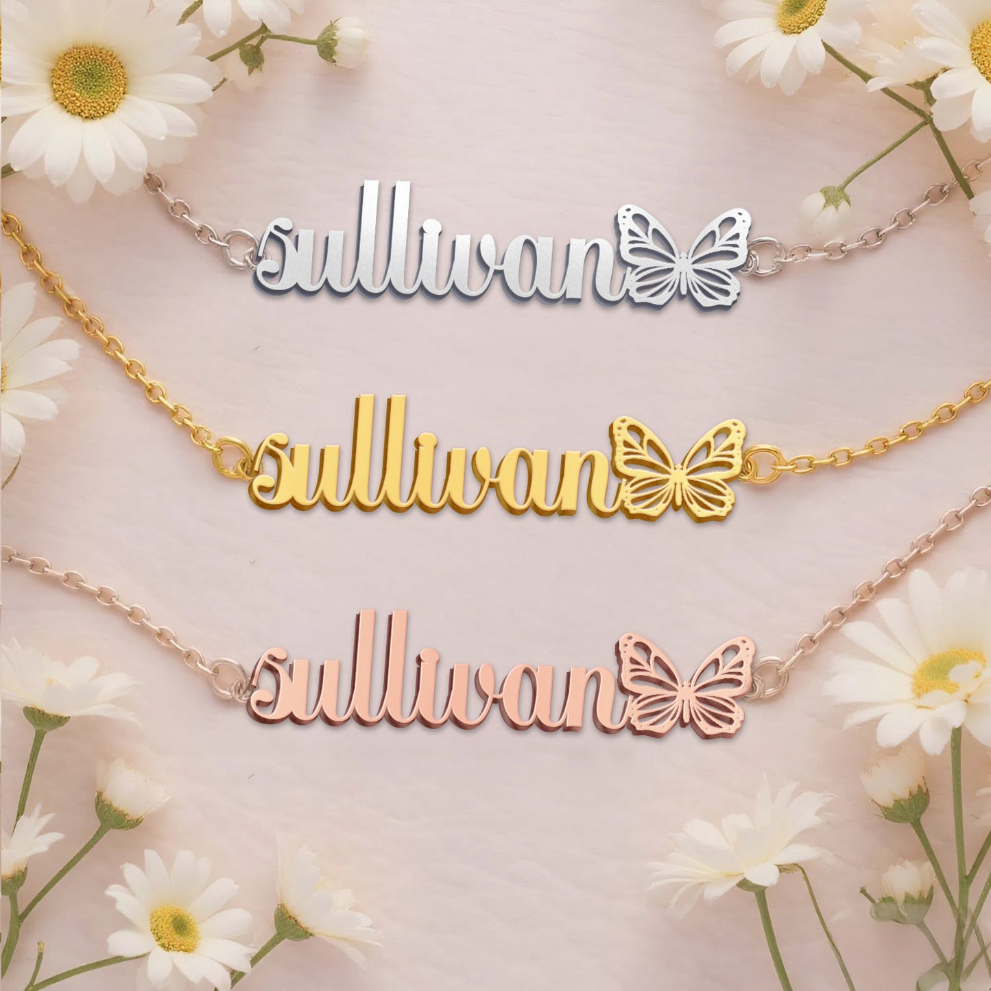 SULLIVAN  TTX22 Personalized Name Necklace – Perfect Gift