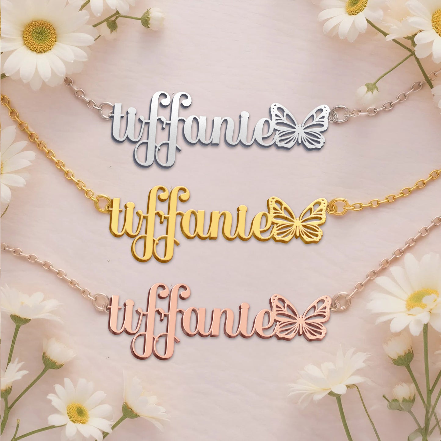 TIFFANIE  TTX22 Personalized Name Necklace – Perfect Gift