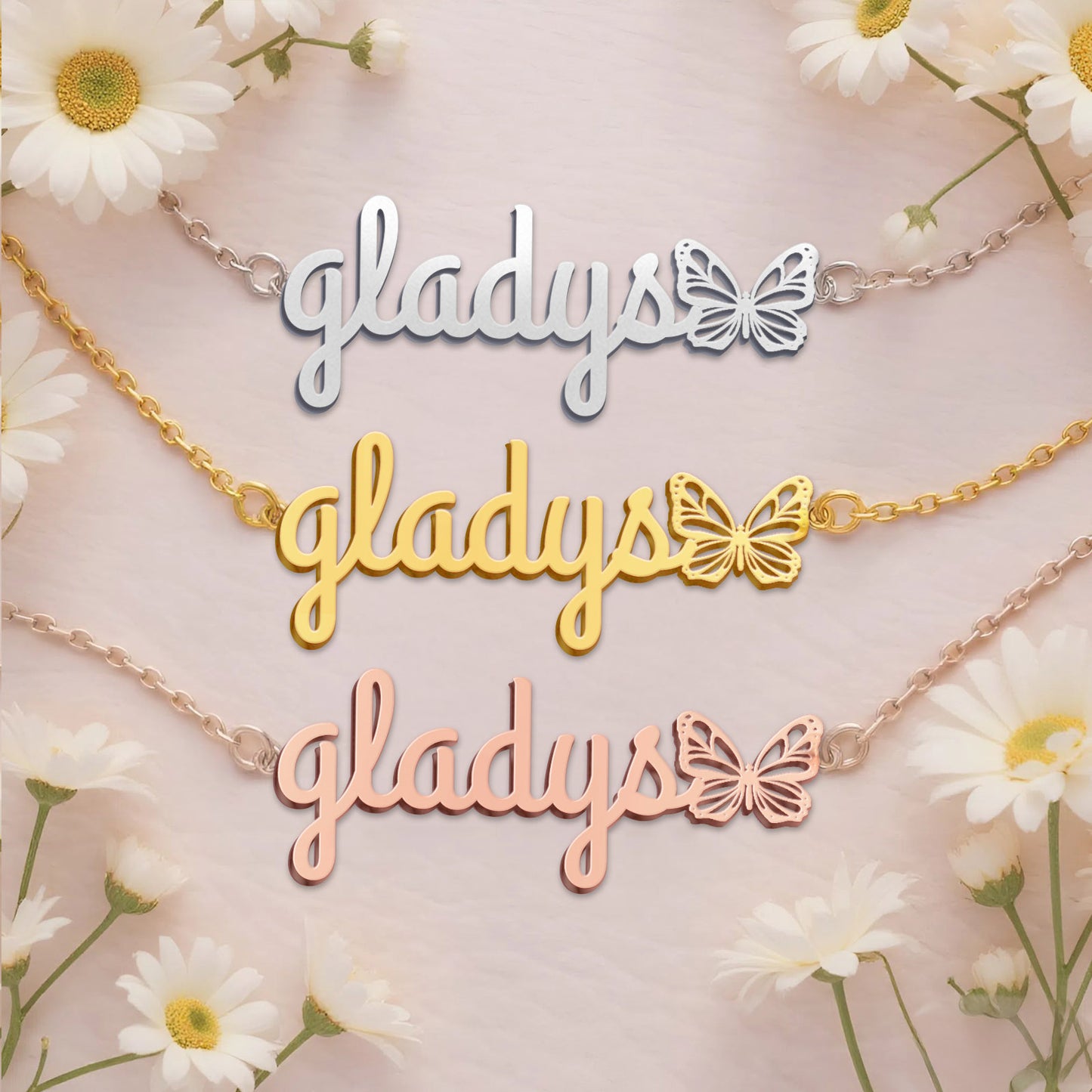 GLADYS  TTL01 Personalized Name Necklace – Perfect Gift