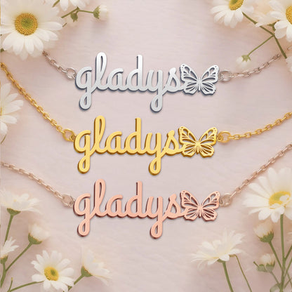 GLADYS  TTL01 Personalized Name Necklace – Perfect Gift