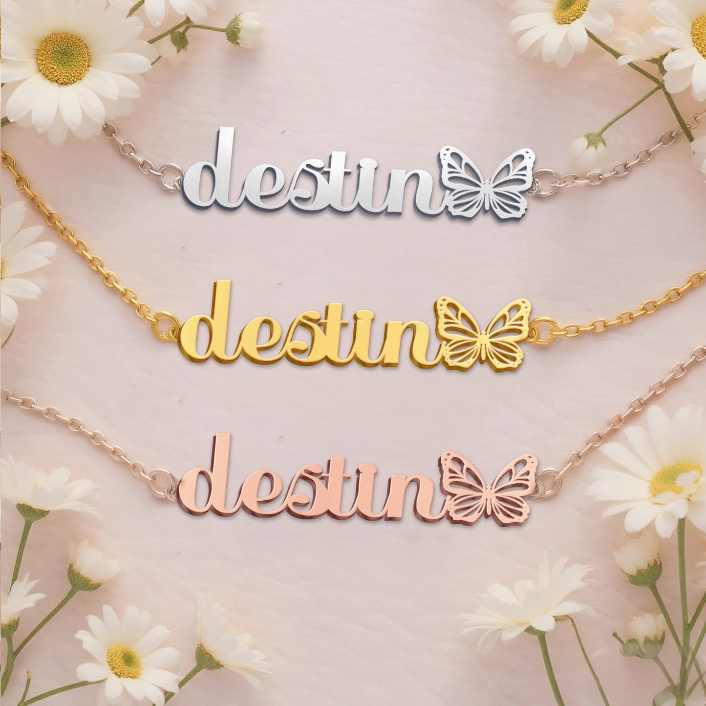 DESTIN  TTX22 Personalized Name Necklace – Perfect Gift