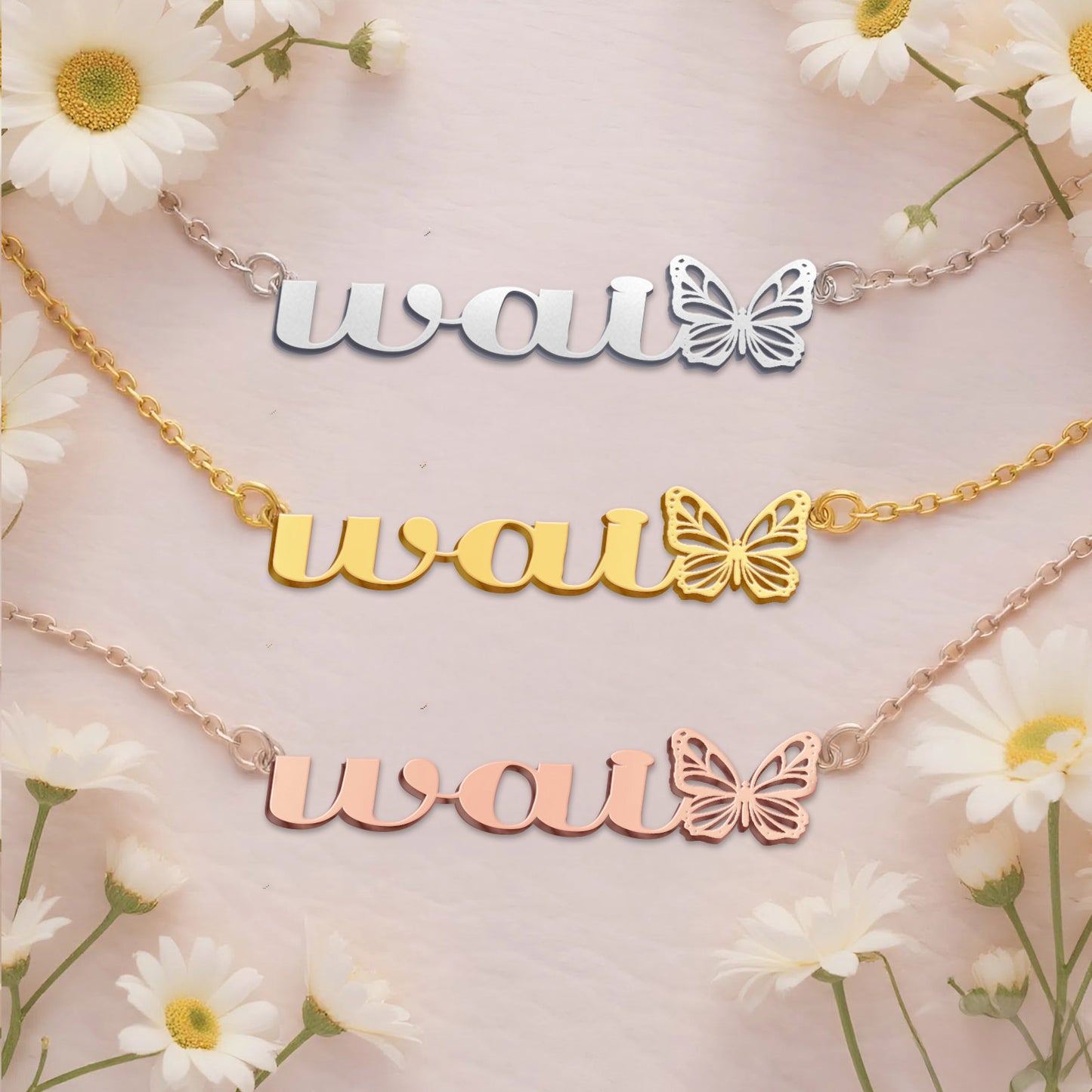 WAI  TTX22 Personalized Name Necklace – Perfect Gift