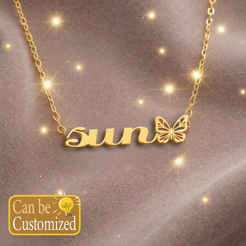 SUN  TTX22 Personalized Name Necklace – Perfect Gift