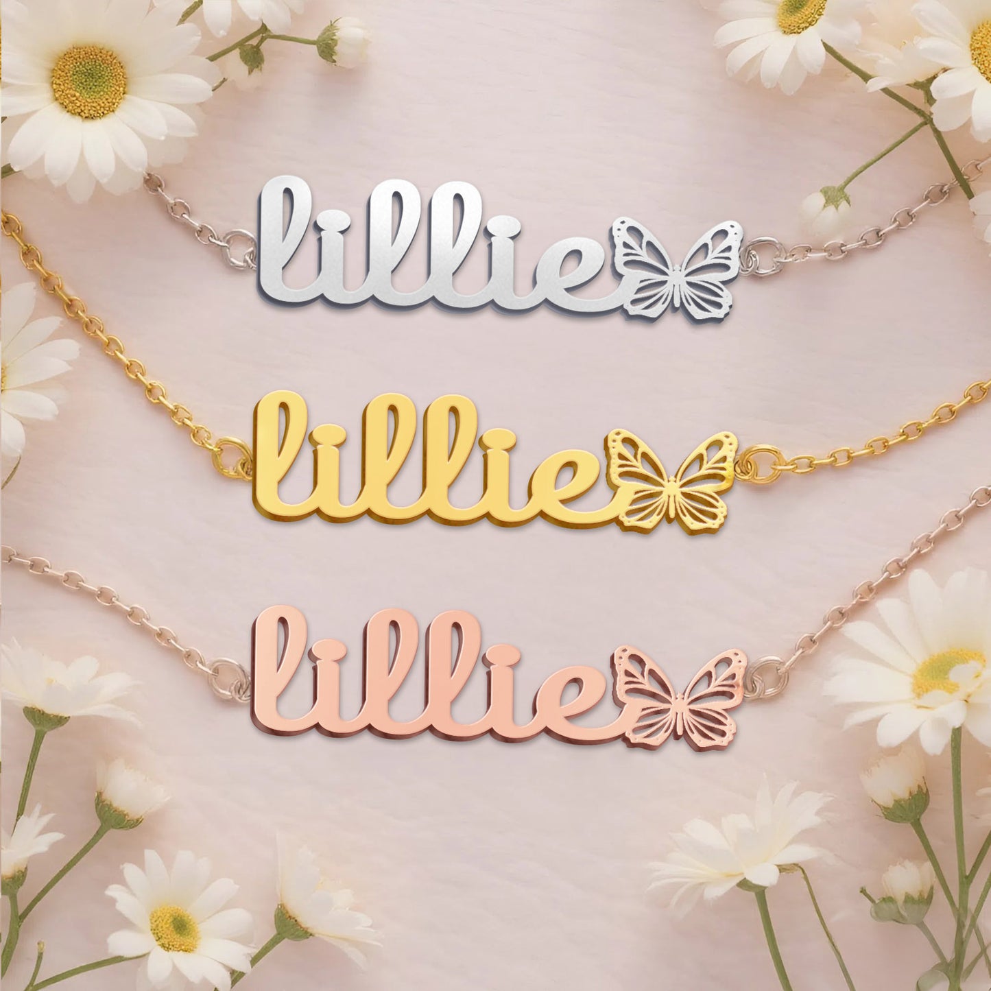LILLIE  TTL01 Personalized Name Necklace – Perfect Gift