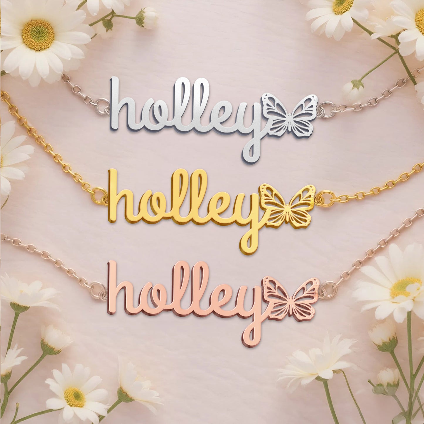 HOLLEY  TTL01 Personalized Name Necklace – Perfect Gift