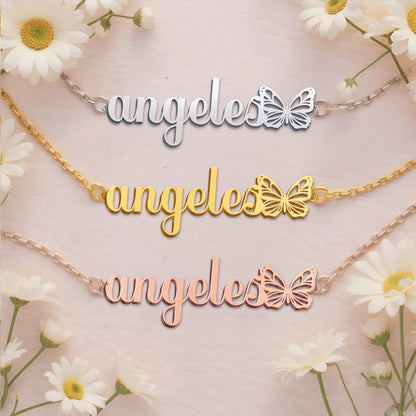 ANGELES  TTX22 Personalized Name Necklace – Perfect Gift