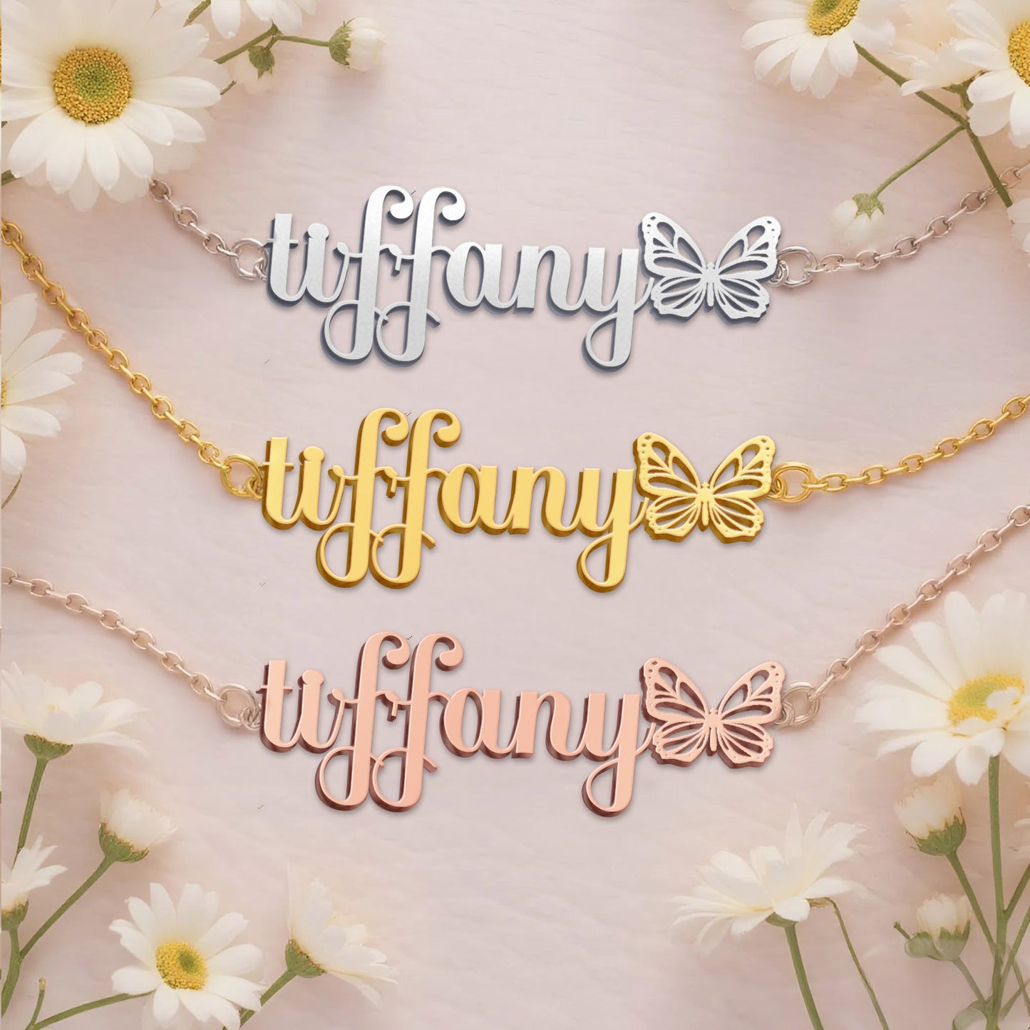 TIFFANY  TTX22 Personalized Name Necklace – Perfect Gift