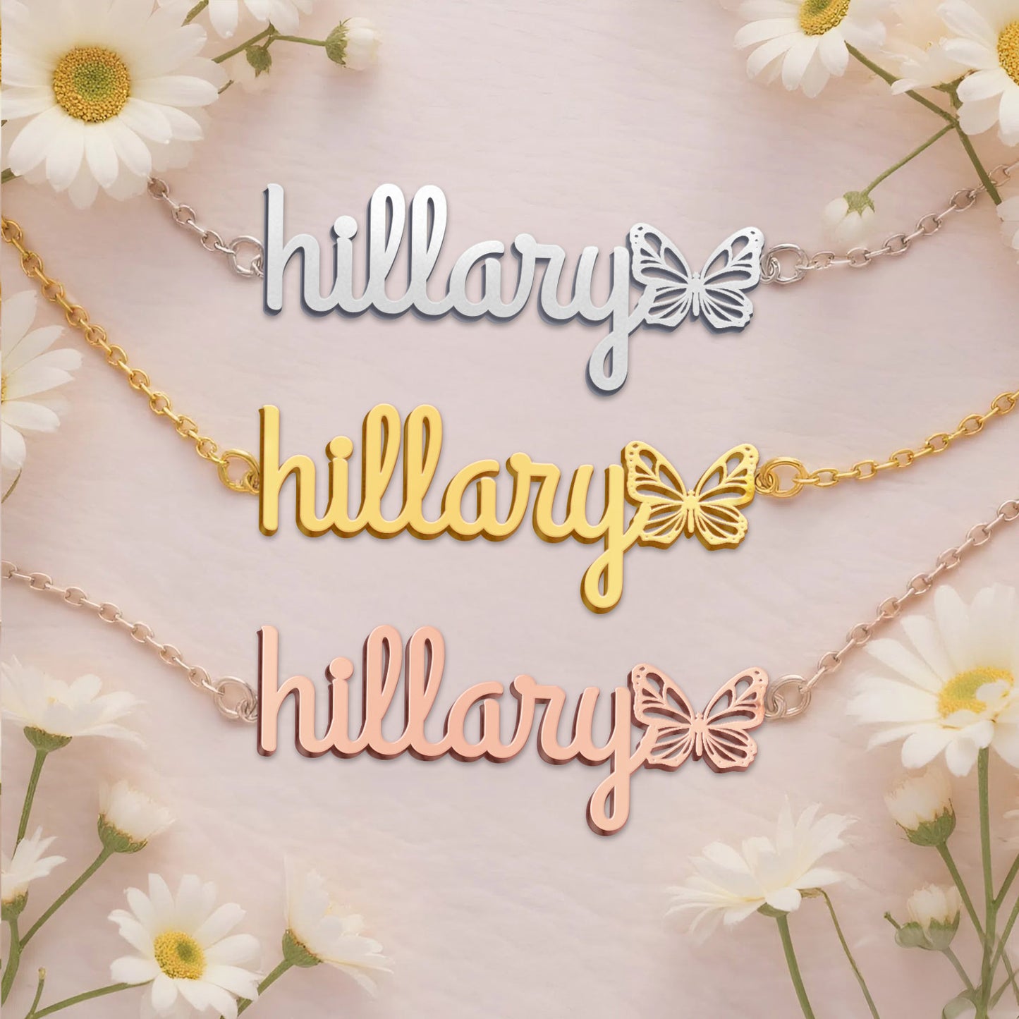 HILLARY  TTL01 Personalized Name Necklace – Perfect Gift