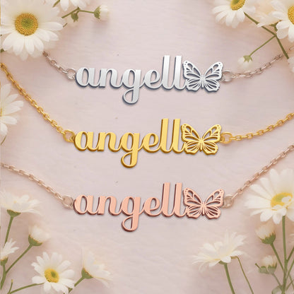 ANGELL  TTX22 Personalized Name Necklace – Perfect Gift