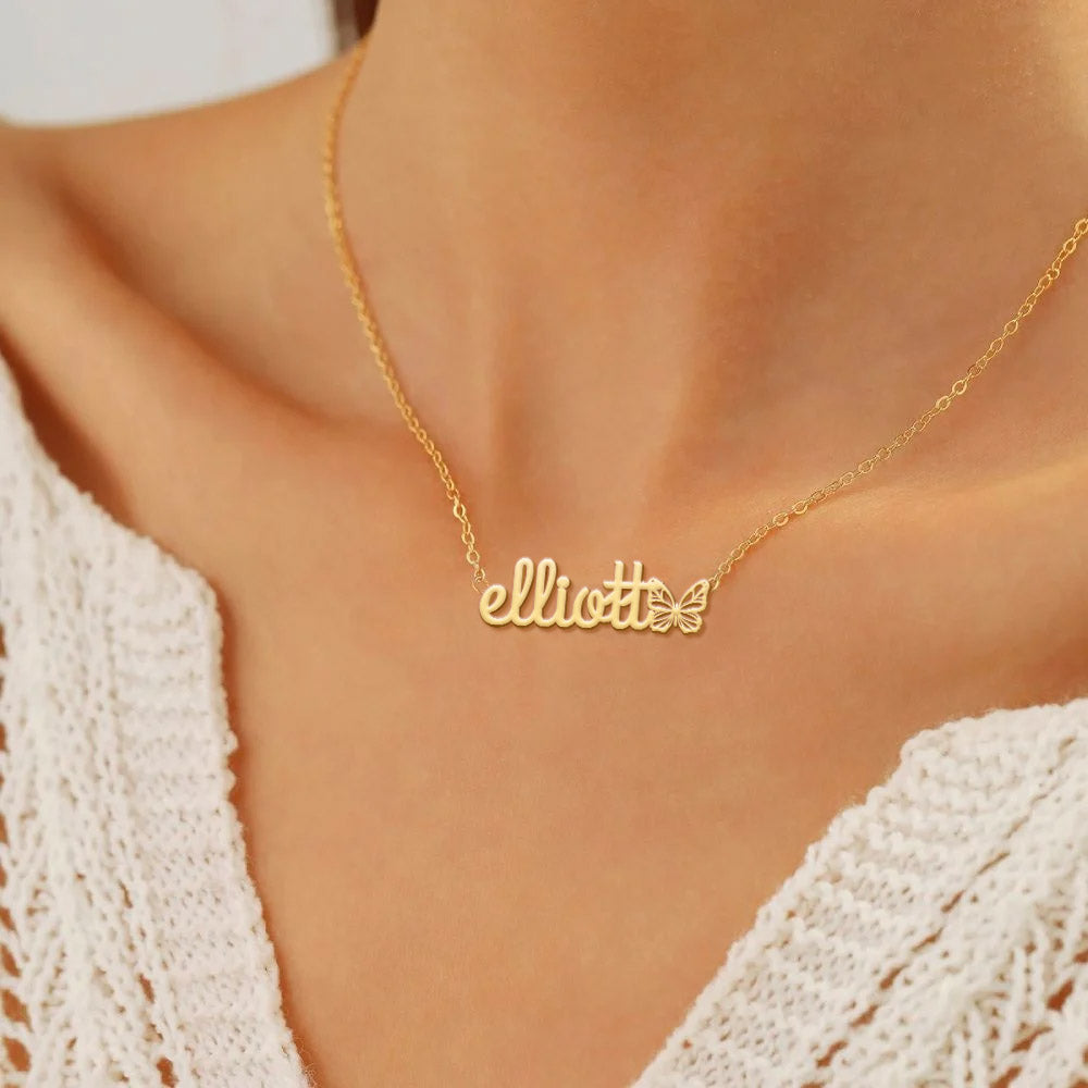 ELLIOTT  TTL01 Personalized Name Necklace – Perfect Gift