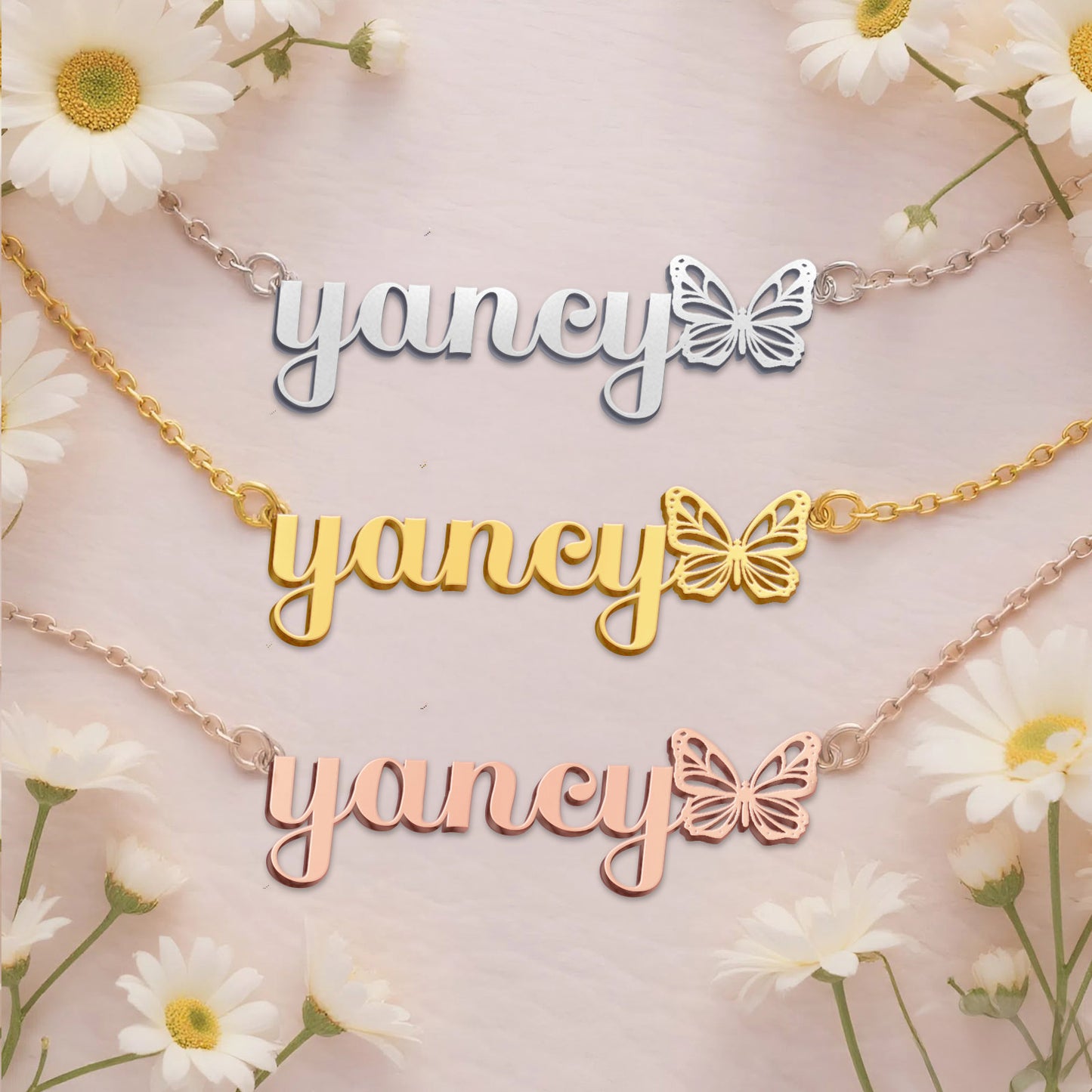 YANCY  TTX22 Personalized Name Necklace – Perfect Gift