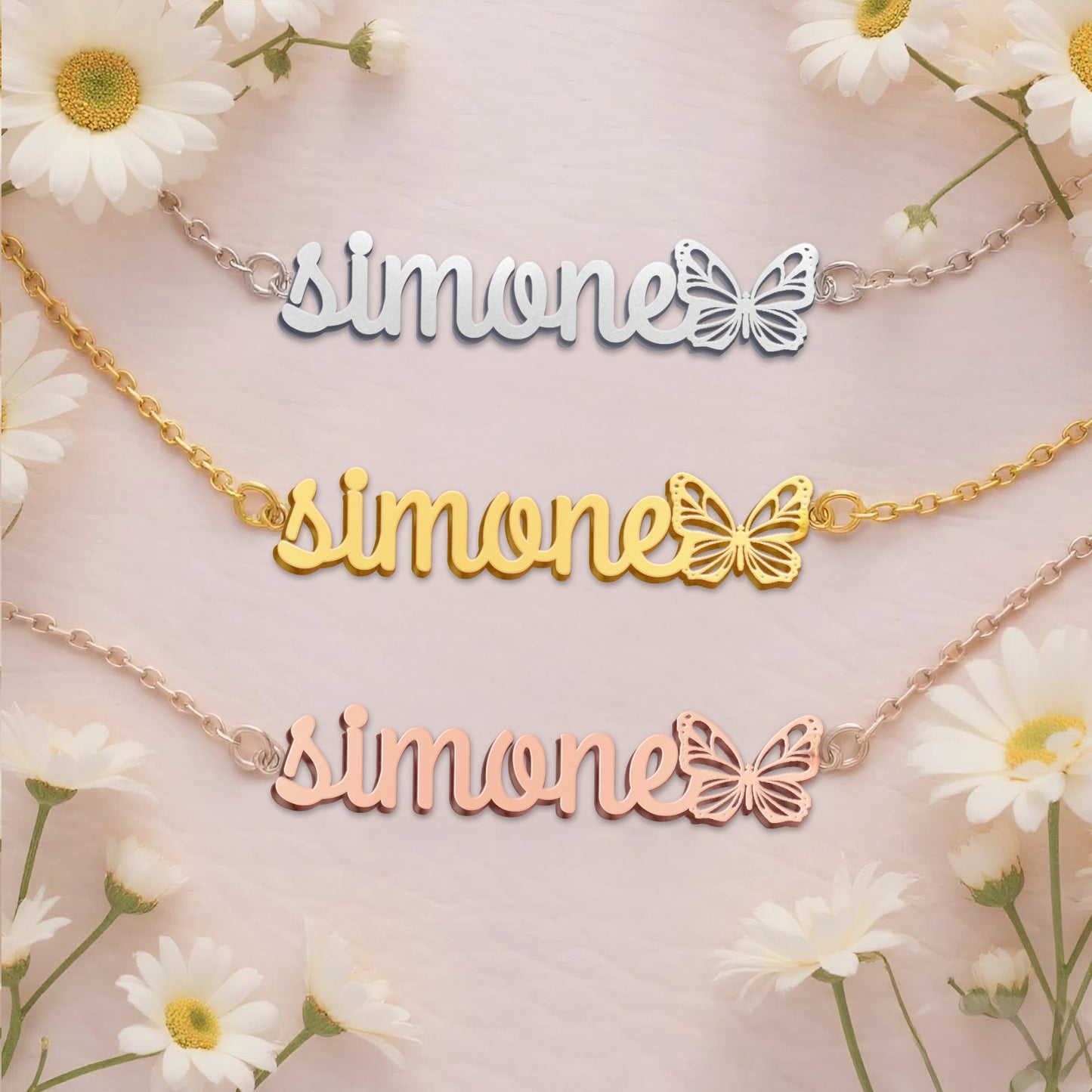 SIMONE  TTL01 Personalized Name Necklace – Perfect Gift