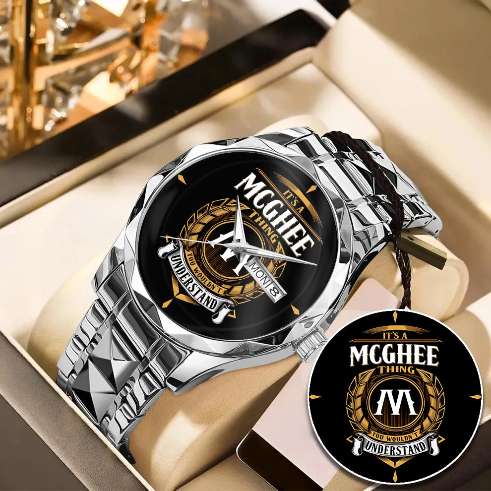 MCGHEE H79-02 Thing You Wouldn't Understand Watch – Custom Name & Initial Watch