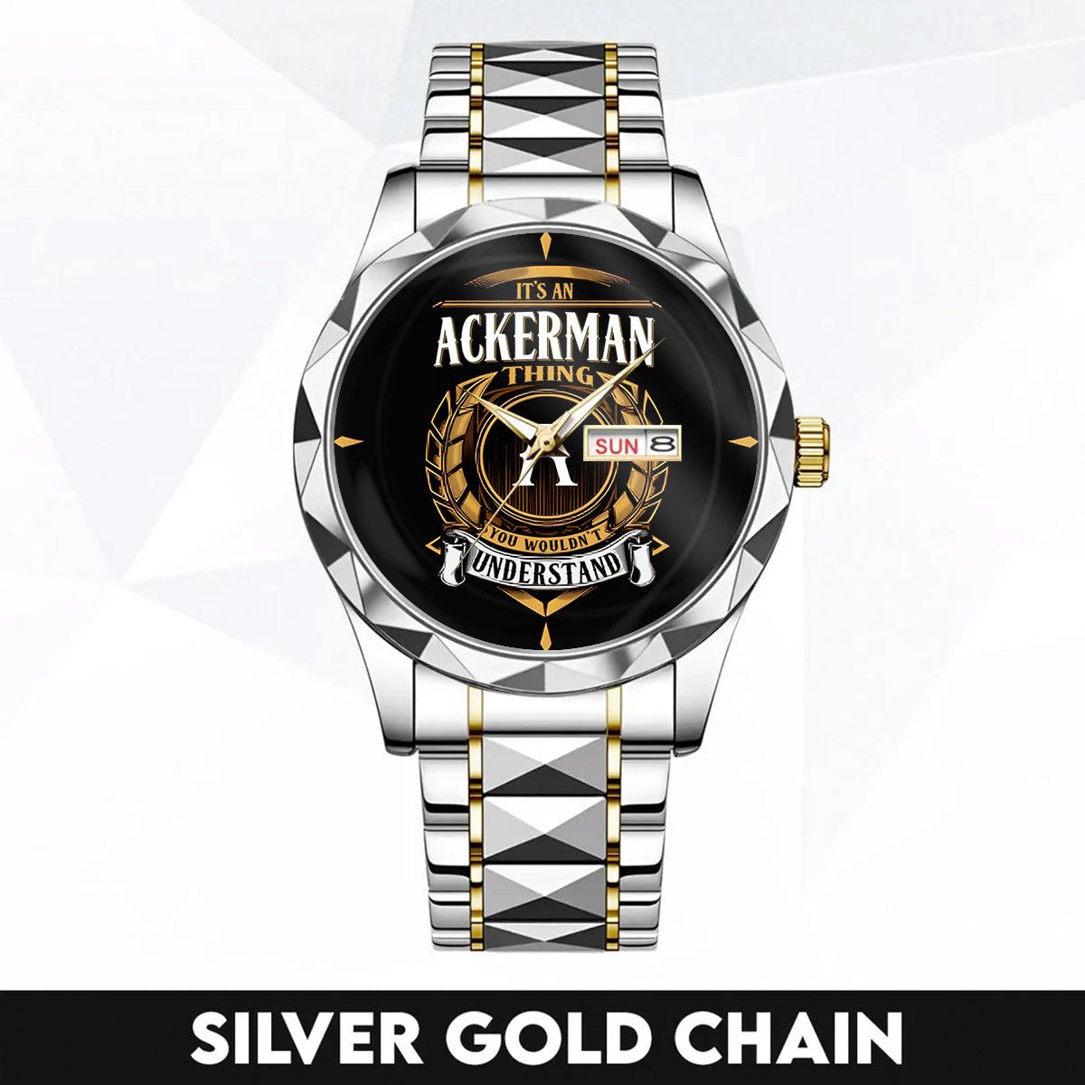 ACKERMAN H79-02 Thing You Wouldn't Understand Watch – Custom Name & Initial Watch
