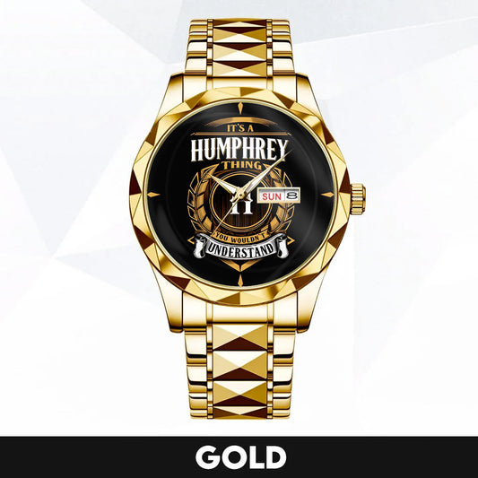 HUMPHREY H79-02 Thing You Wouldn't Understand Watch – Custom Name & Initial Watch
