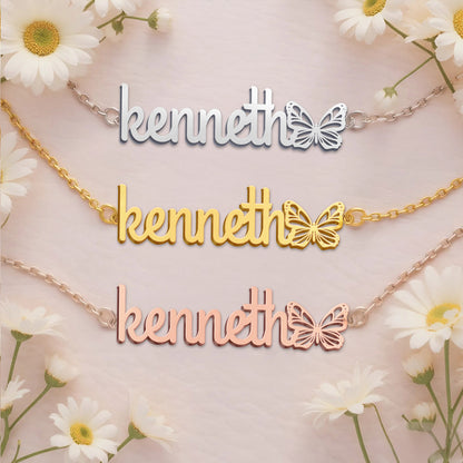 KENNETH  TTL01 Personalized Name Necklace – Perfect Gift