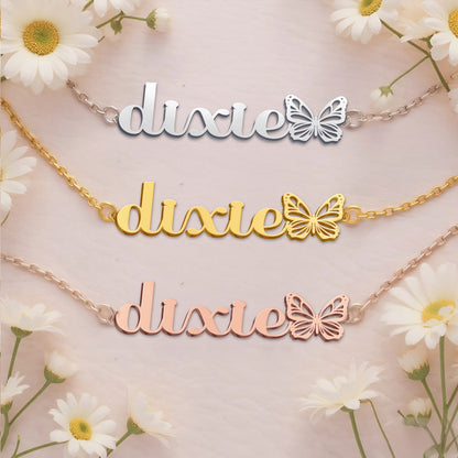 DIXIE  TTX22 Personalized Name Necklace – Perfect Gift