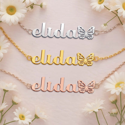 ELIDA  TTX22 Personalized Name Necklace – Perfect Gift