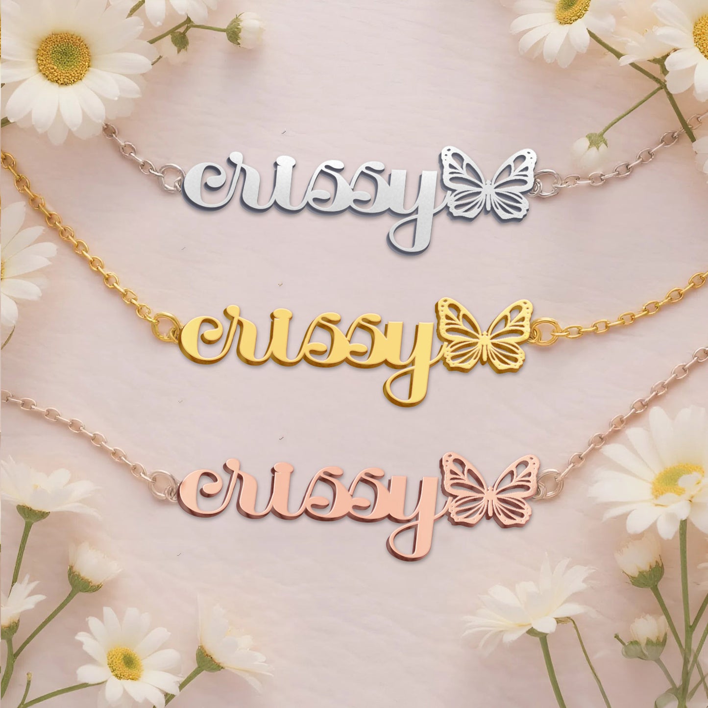 CRISSY  TTX22 Personalized Name Necklace – Perfect Gift