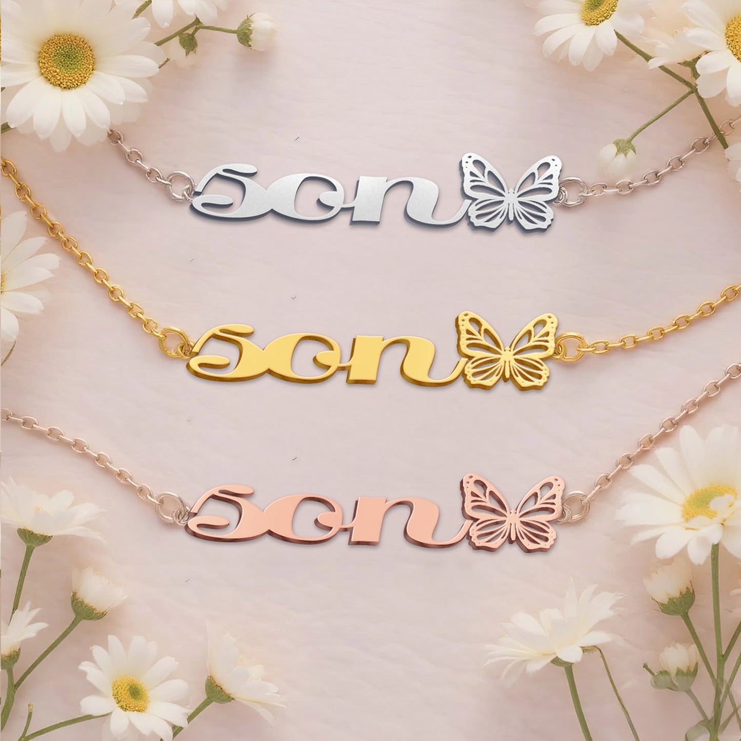 SON  TTX22 Personalized Name Necklace – Perfect Gift