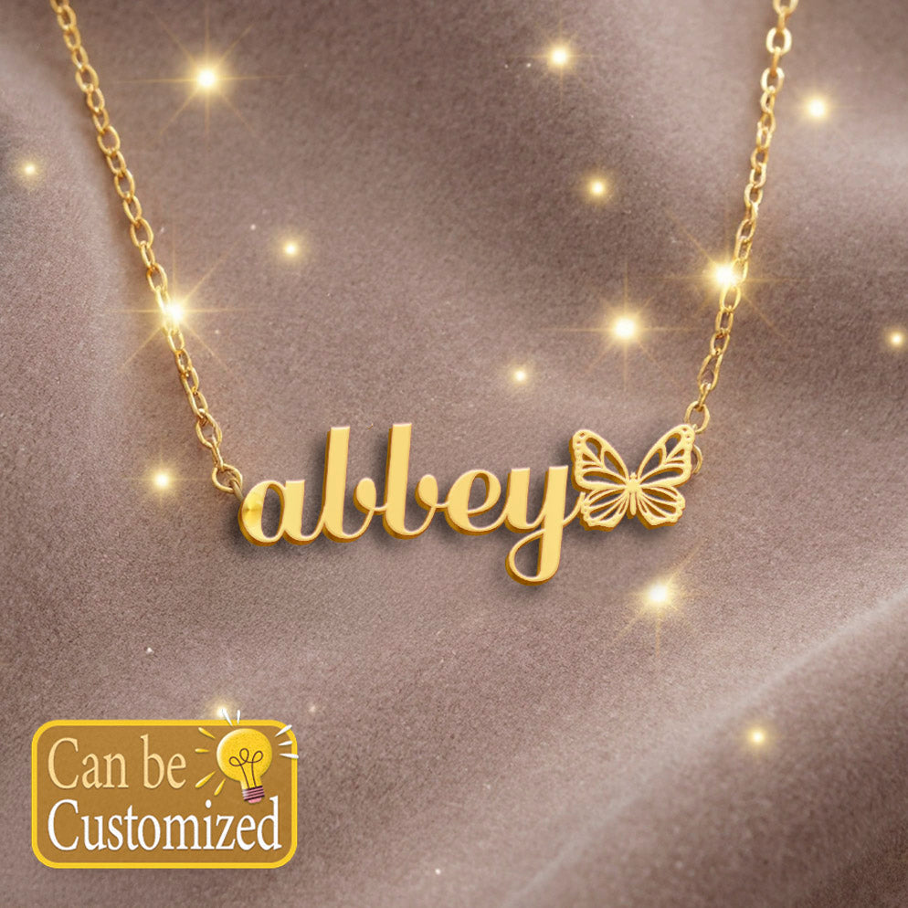ABBEY  TTX22 Personalized Name Necklace – Perfect Gift