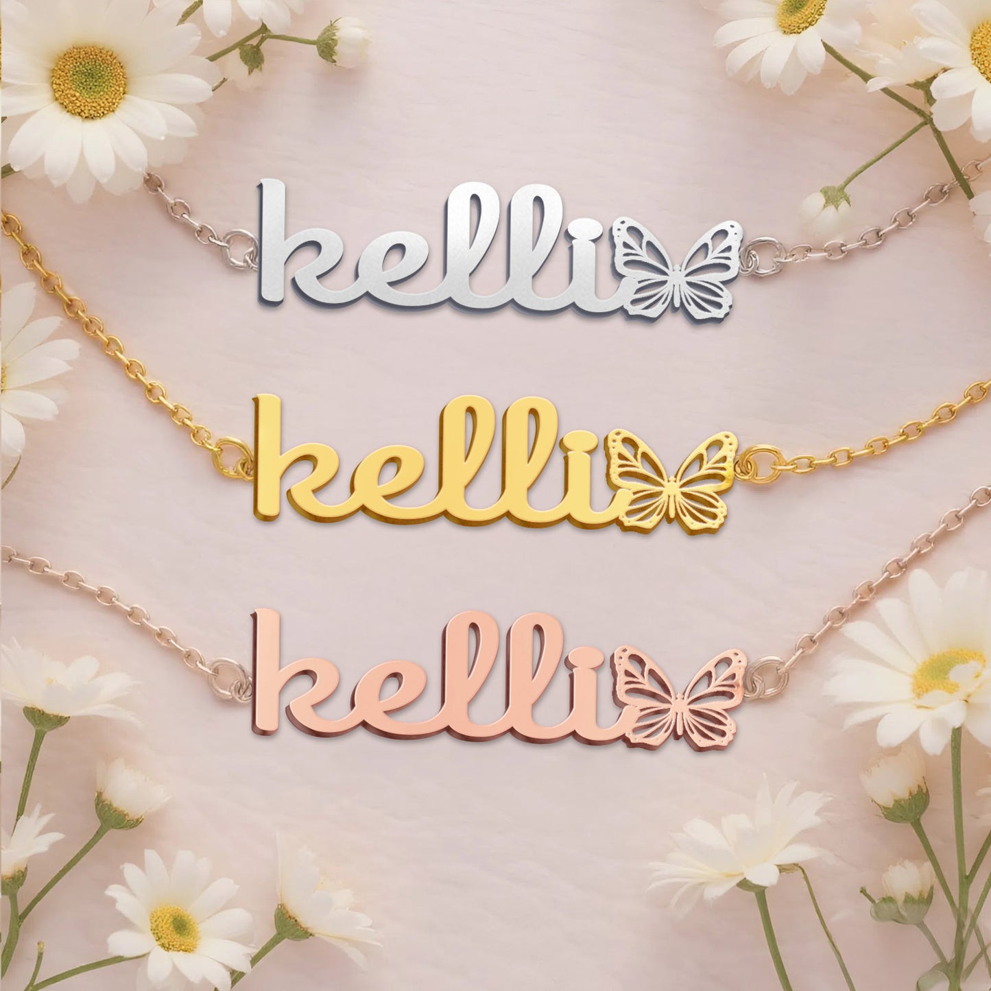 KELLI  TTL01 Personalized Name Necklace – Perfect Gift