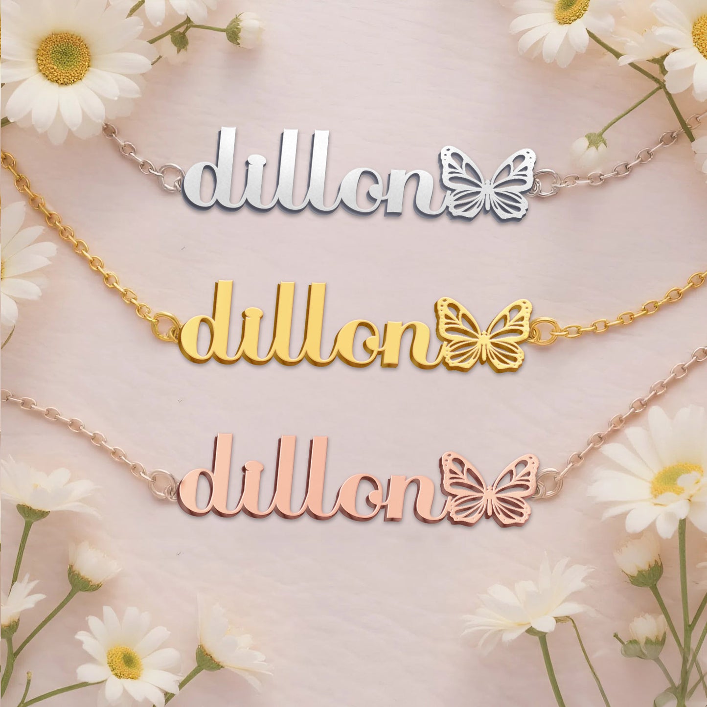 DILLON  TTX22 Personalized Name Necklace – Perfect Gift