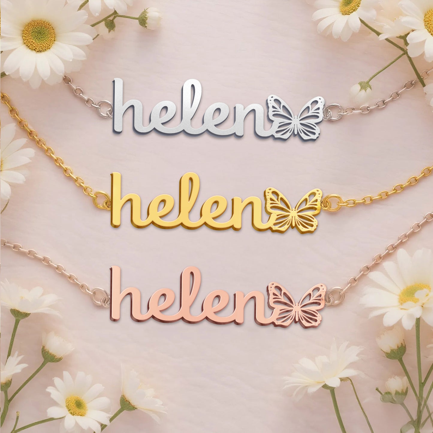 HELEN  TTL01 Personalized Name Necklace – Perfect Gift