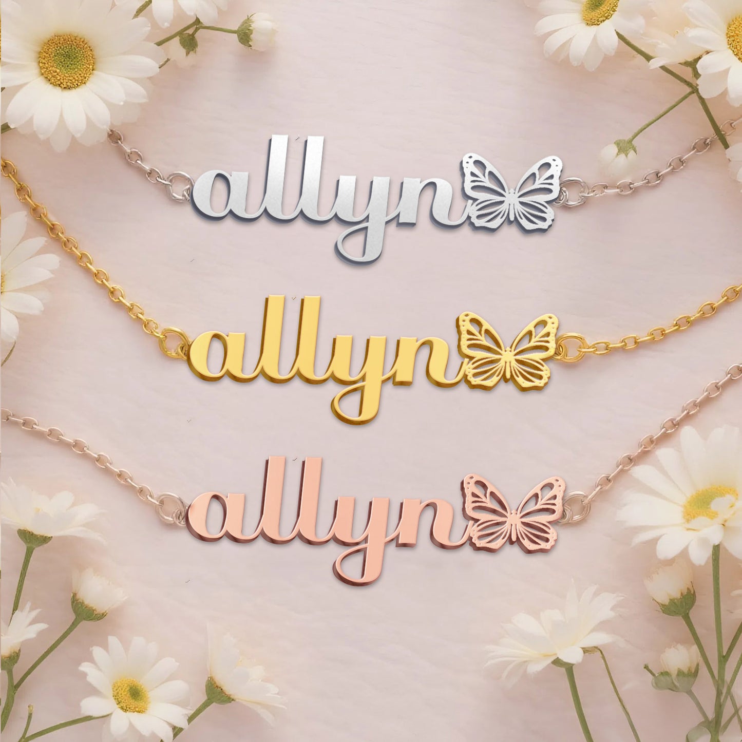 ALLYN  TTX22 Personalized Name Necklace – Perfect Gift