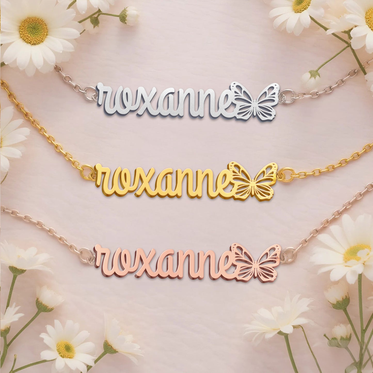 ROXANNE  TTL01 Personalized Name Necklace – Perfect Gift