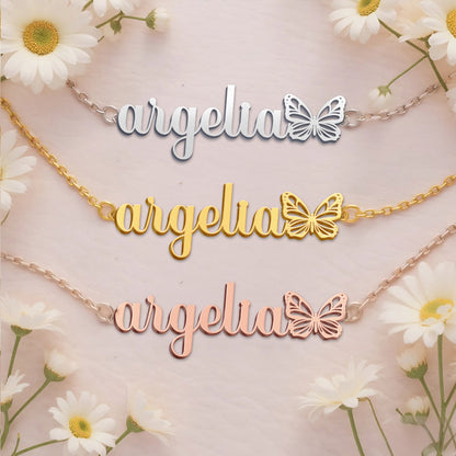 ARGELIA  TTX22 Personalized Name Necklace – Perfect Gift