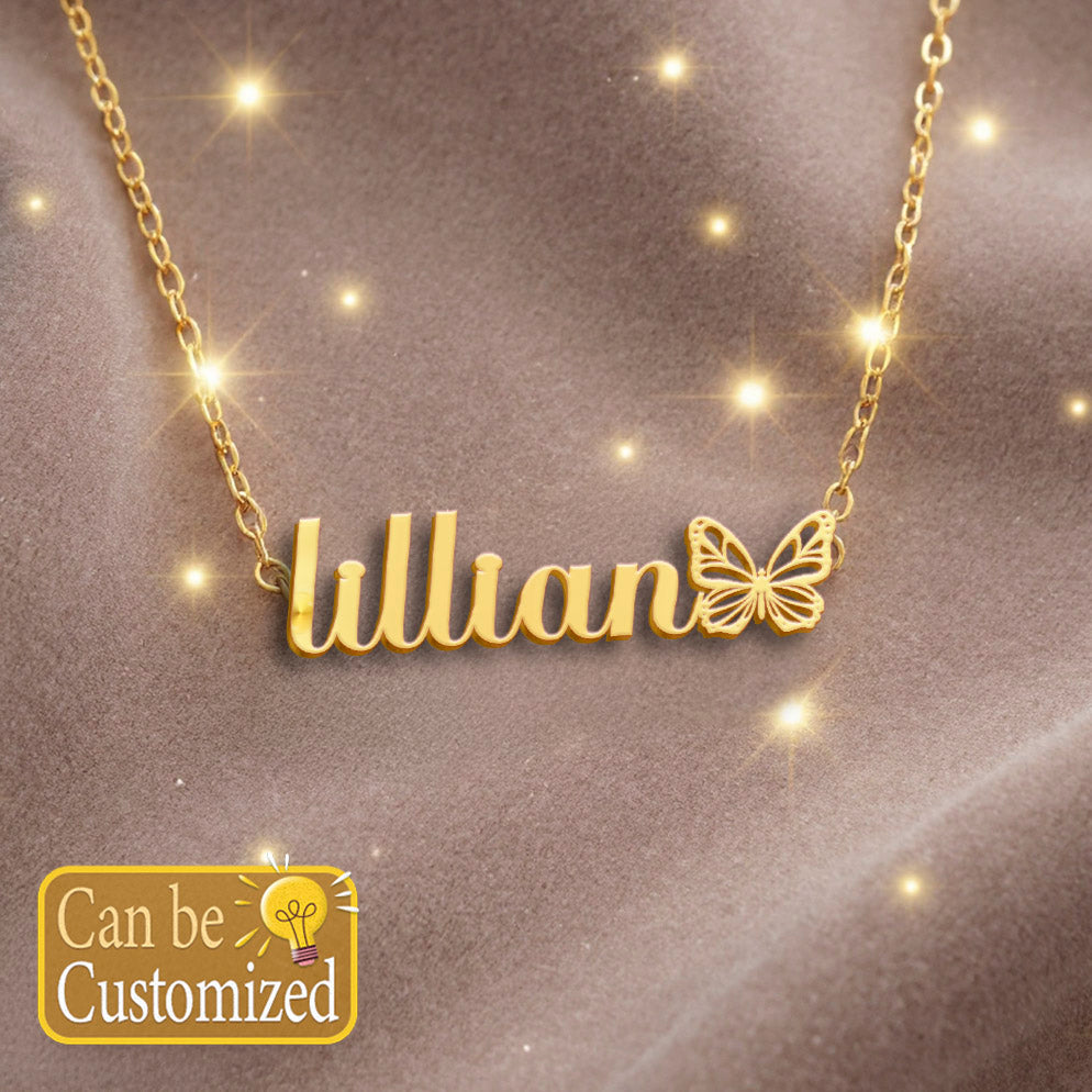 LILLIAN  TTX22 Personalized Name Necklace – Perfect Gift