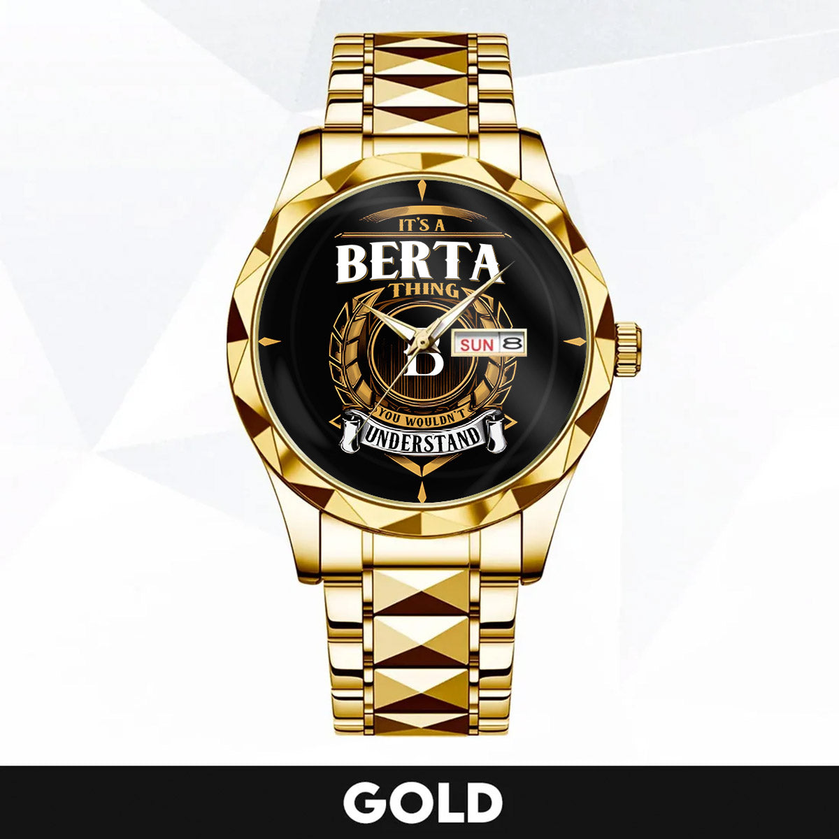 BERTA H79-02 Thing You Wouldn't Understand Watch – Custom Name & Initial Watch