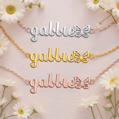 GABBIE  TTX22 Personalized Name Necklace – Perfect Gift