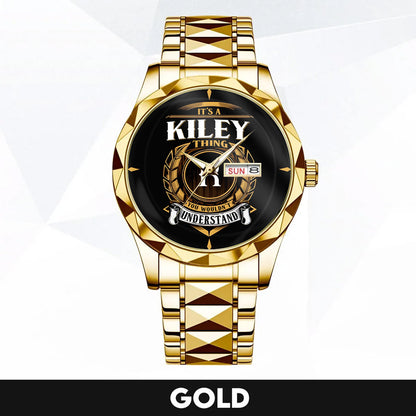 KILEY H79-02 Thing You Wouldn't Understand Watch – Custom Name & Initial Watch